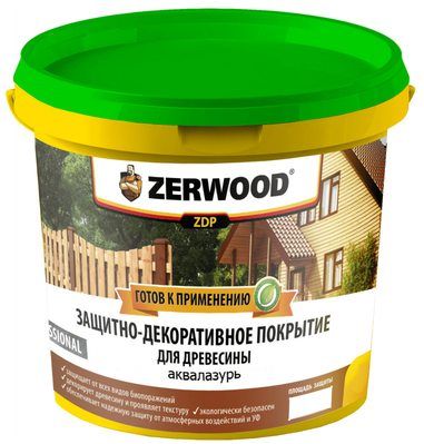 Антисептик Zerwood ZDP Аквалазурь, махагон, 2.5 кг купить в СОМ