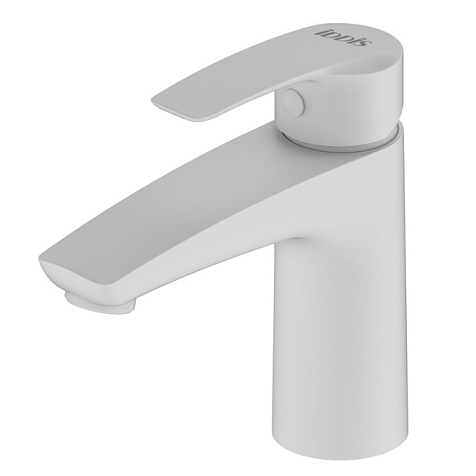 Смеситель для раковины Iddis Ray RAYWT00i01, белый матовый купить в СОМ