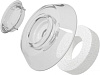 Термошайба для поликарбоната, прозрачная, 25 шт./пакет купить в СОМ
