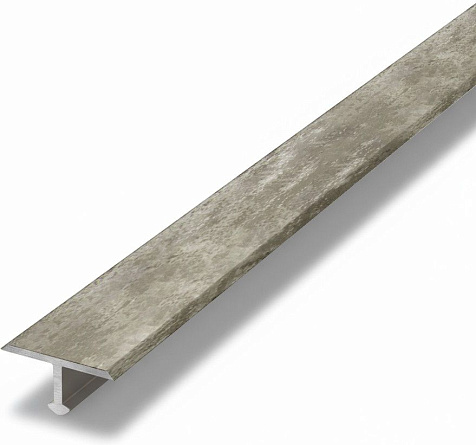 Профиль алюминиевый Stella Т-образный Д44 Мрамор 900х26х9 мм купить в СОМ