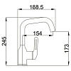 Смеситель для раковины Haiba HB10825-8, белый купить в СОМ