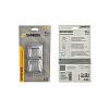 Держатель самоклеящийся SANBERG нерж.сталь, металлик, 2 шт купить в СОМ