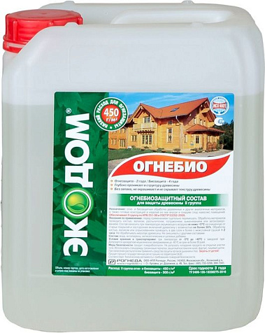 Состав огнебиозащитный ЭкоДом, 10 кг купить в СОМ