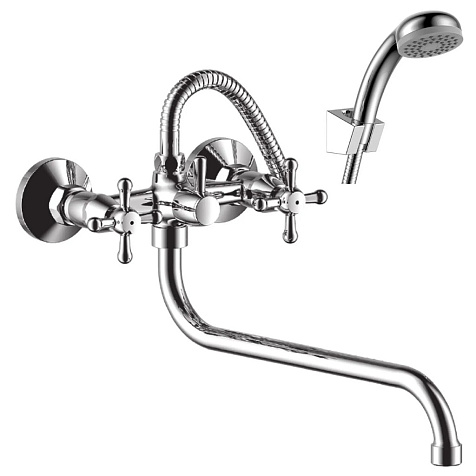 Смеситель для ванны Rossinka Y02-82, хром купить в СОМ